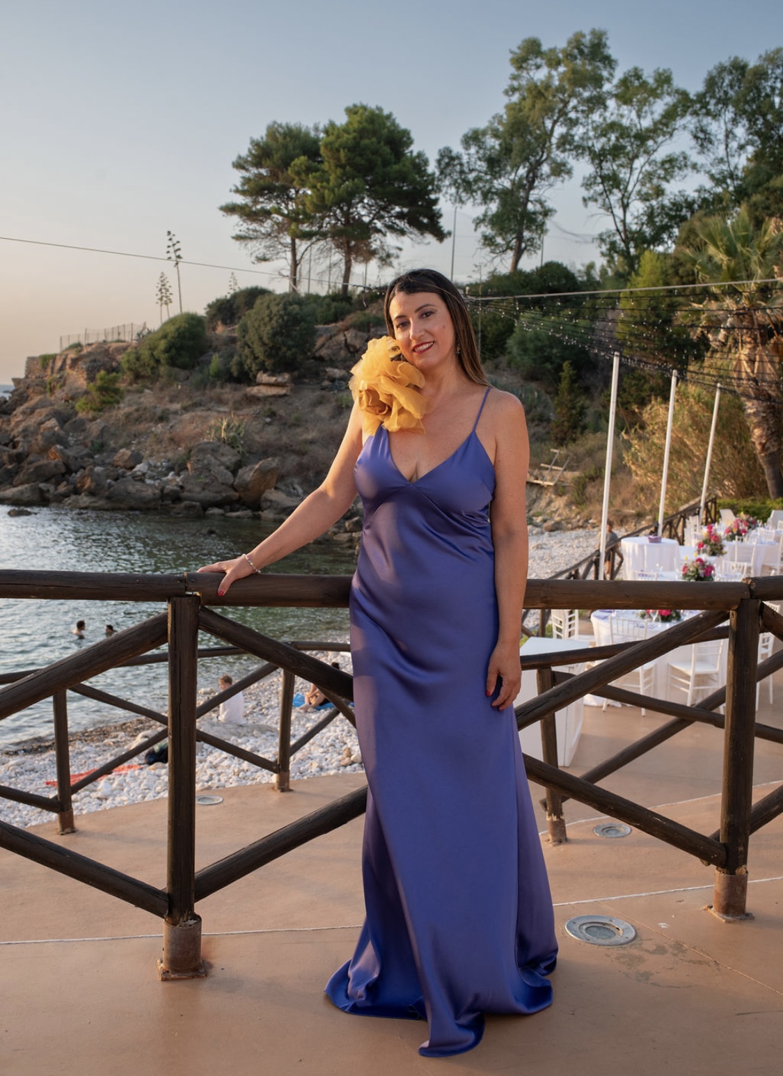 Antonella durante il suo compleanno al Sea Club